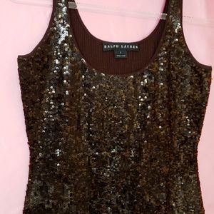 Ralph Lauren sequins top
